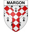 Margon 34 ville Stickers blason autocollant adhésif