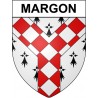 Margon 34 ville Stickers blason autocollant adhésif