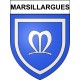 Marsillargues 34 ville Stickers blason autocollant adhésif