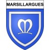 Marsillargues 34 ville Stickers blason autocollant adhésif