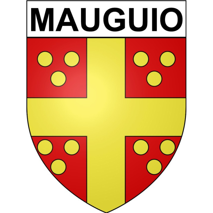 Stickers coat of arms Bazas adhesive sticker