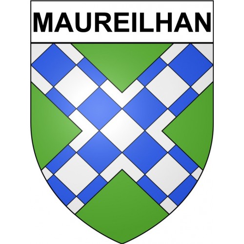 Maureilhan 34 ville Stickers blason autocollant adhésif