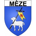 Stickers coat of arms Bazas adhesive sticker