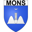 Mons 34 ville Stickers blason autocollant adhésif