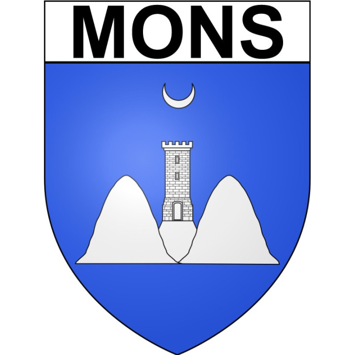 Stickers coat of arms Bazas adhesive sticker