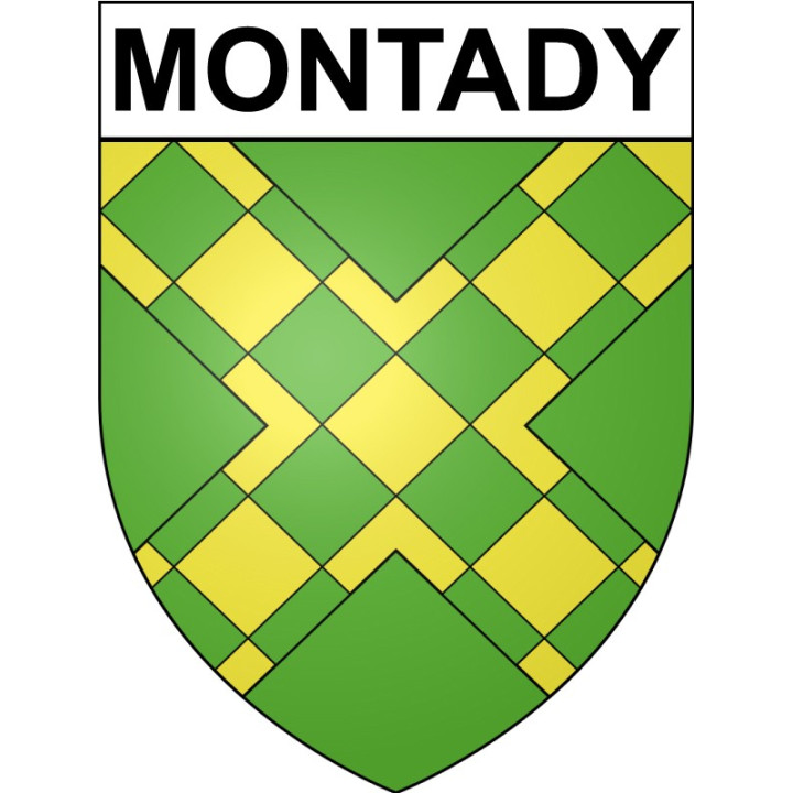Stickers coat of arms Bazas adhesive sticker