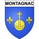 Montagnac 34 ville Stickers blason autocollant adhésif