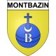 Bazas Sticker wappen, gelsenkirchen, augsburg, klebender aufkleber