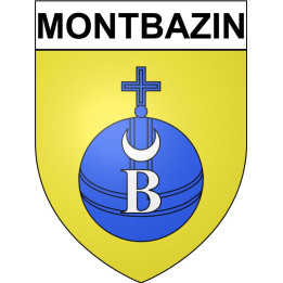 Montbazin 34 ville Stickers blason autocollant adhésif