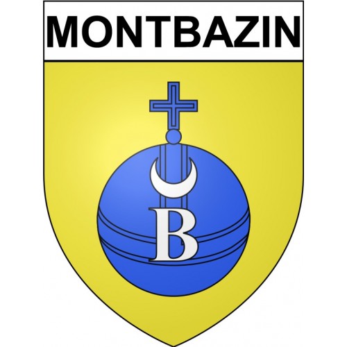 Montbazin 34 ville Stickers blason autocollant adhésif