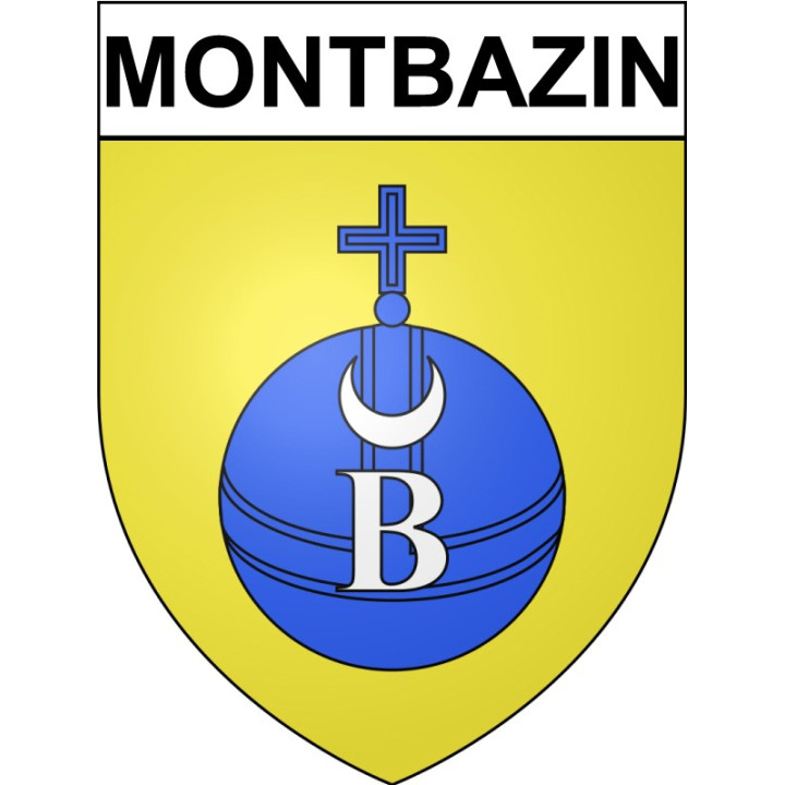 Stickers coat of arms Bazas adhesive sticker