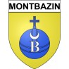 Montbazin 34 ville Stickers blason autocollant adhésif