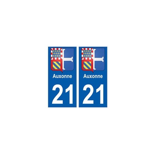 21 Auxonne blason autocollant plaque stickers ville