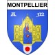 Montpellier 34 ville Stickers blason autocollant adhésif