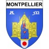 Stickers coat of arms Bazas adhesive sticker