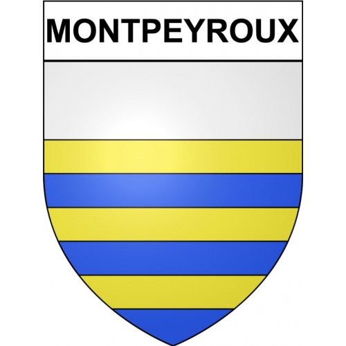 Montpeyroux 34 ville Stickers blason autocollant adhésif