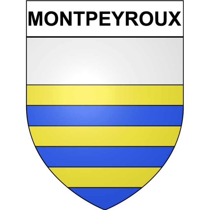 Stickers coat of arms Bazas adhesive sticker