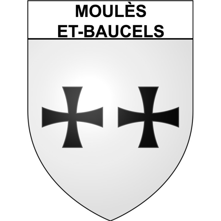 Stickers coat of arms Bazas adhesive sticker