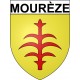 Mourèze 34 ville Stickers blason autocollant adhésif