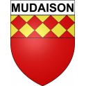 Mudaison 34 ville Stickers blason autocollant adhésif