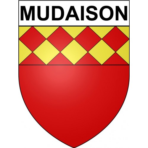 Stickers coat of arms Bazas adhesive sticker