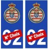 Automobile club Monaco sticker plate sticker