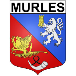 Stickers coat of arms Bazas adhesive sticker