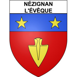 Nézignan-l'Évêque 34 ville Stickers blason autocollant adhésif