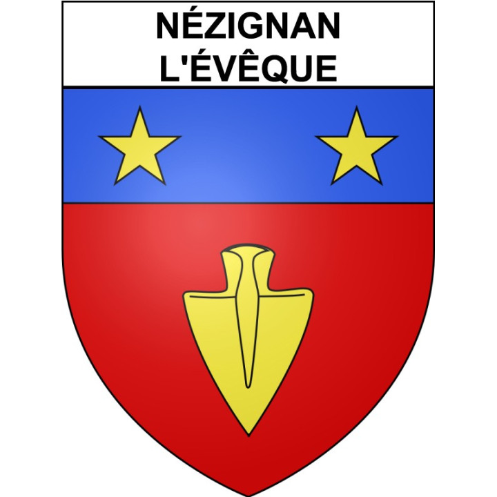 Stickers coat of arms Bazas adhesive sticker