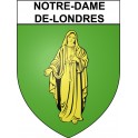 Notre-Dame-de-Londres 34 ville Stickers blason autocollant adhésif