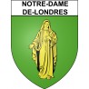 Notre-Dame-de-Londres 34 ville Stickers blason autocollant adhésif