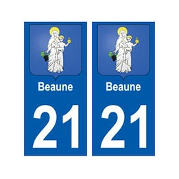 21 Beaune blason autocollant plaque stickers ville