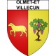 Olmet-et-Villecun 34 ville Stickers blason autocollant adhésif