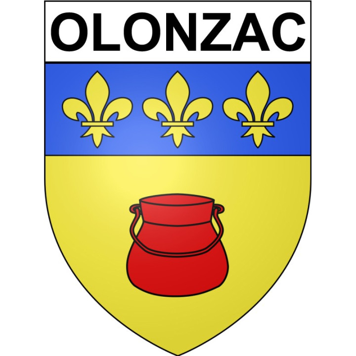Stickers coat of arms Bazas adhesive sticker