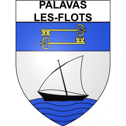Palavas-les-Flots 34 ville Stickers blason autocollant adhésif