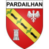 Stickers coat of arms Bazas adhesive sticker