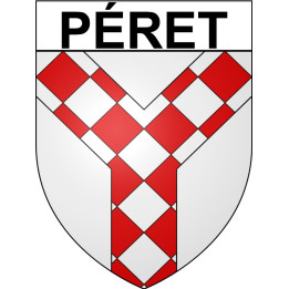 Stickers coat of arms Bazas adhesive sticker