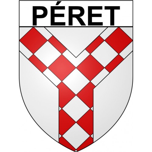 Stickers coat of arms Bazas adhesive sticker