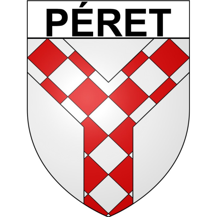 Péret 34 ville Stickers blason autocollant adhésif