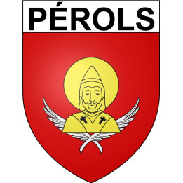 Stickers coat of arms Bazas adhesive sticker