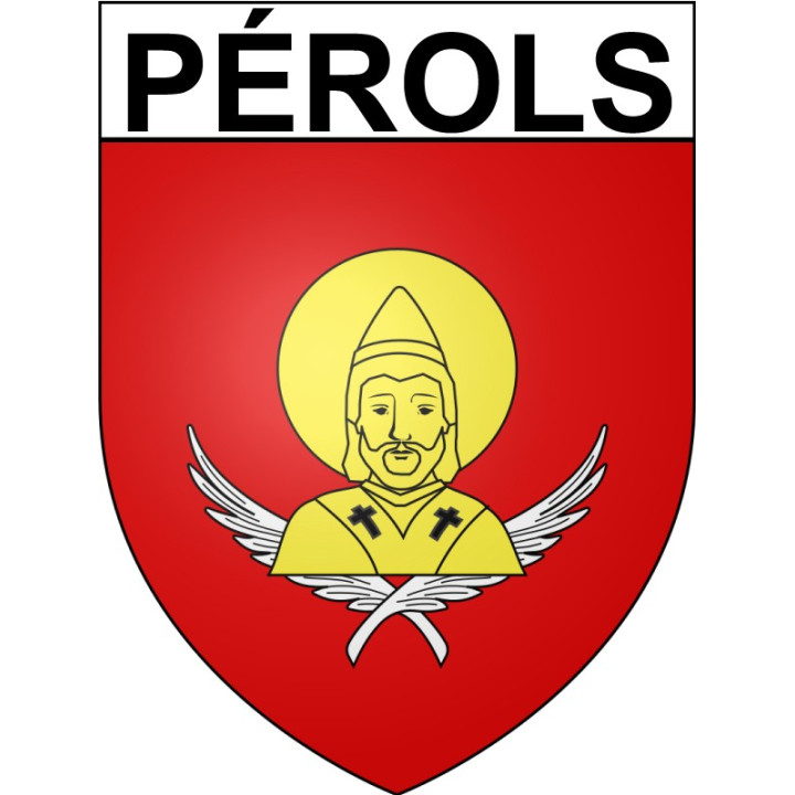 Pérols 34 ville Stickers blason autocollant adhésif