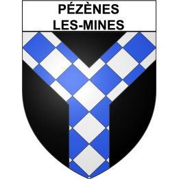 Stickers coat of arms Bazas adhesive sticker