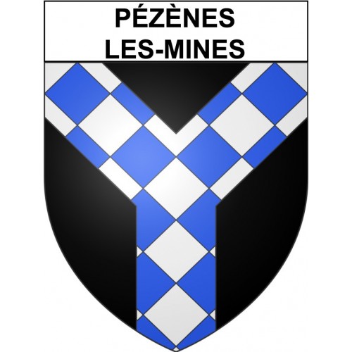 Stickers coat of arms Bazas adhesive sticker