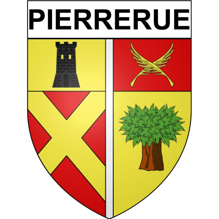 Stickers coat of arms Bazas adhesive sticker