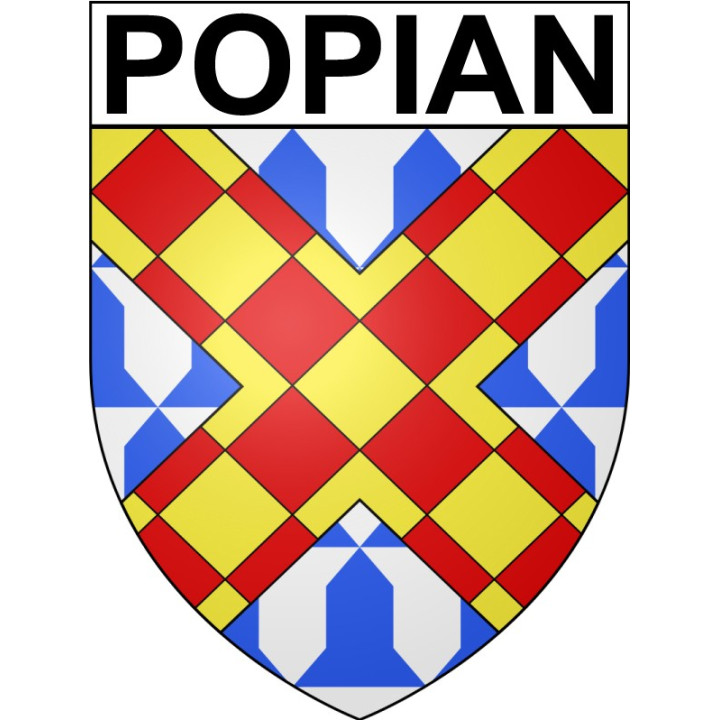 Stickers coat of arms Bazas adhesive sticker