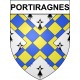 Portiragnes 34 ville Stickers blason autocollant adhésif