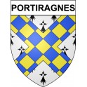 Portiragnes 34 ville Stickers blason autocollant adhésif