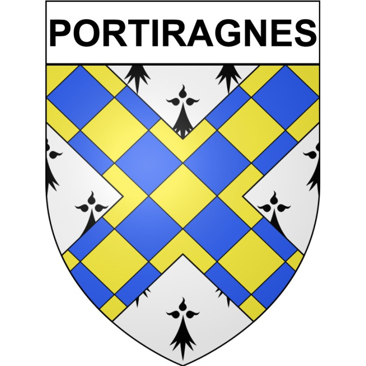Stickers coat of arms Bazas adhesive sticker