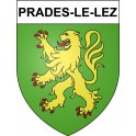 Prades-le-Lez 34 ville Stickers blason autocollant adhésif
