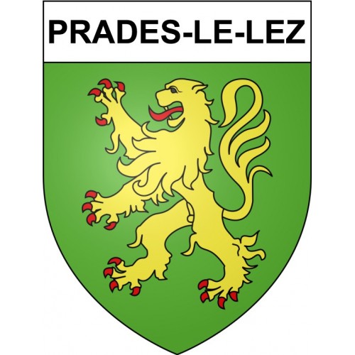 Pegatinas escudo de armas de Bazas adhesivo de la etiqueta engomada